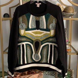 H&M unique embellished sweatshirt